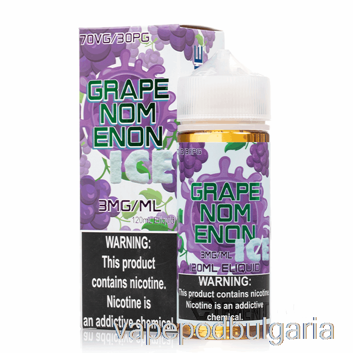 Vape Течности Ice Grapenomenon - Nomenon E-liquids - 120ml 3mg